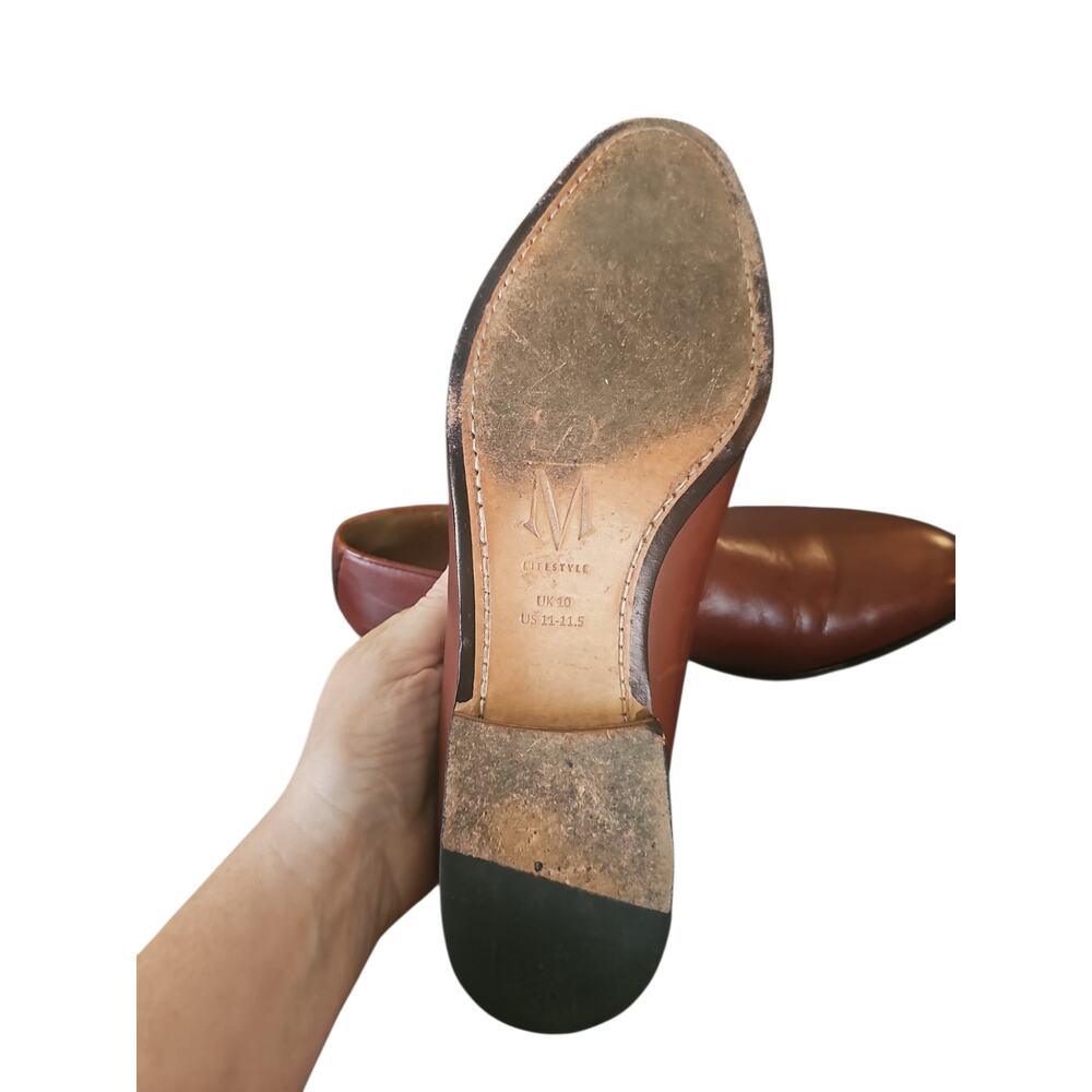 3D M Lifestyle Venetian leather Loafer - Cognac brown sz 11 $250 - Picture 7 of 7